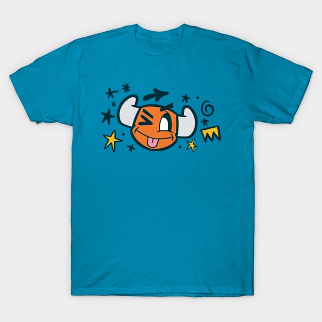 Funny Faced Toro T-Shirt by ELTORO